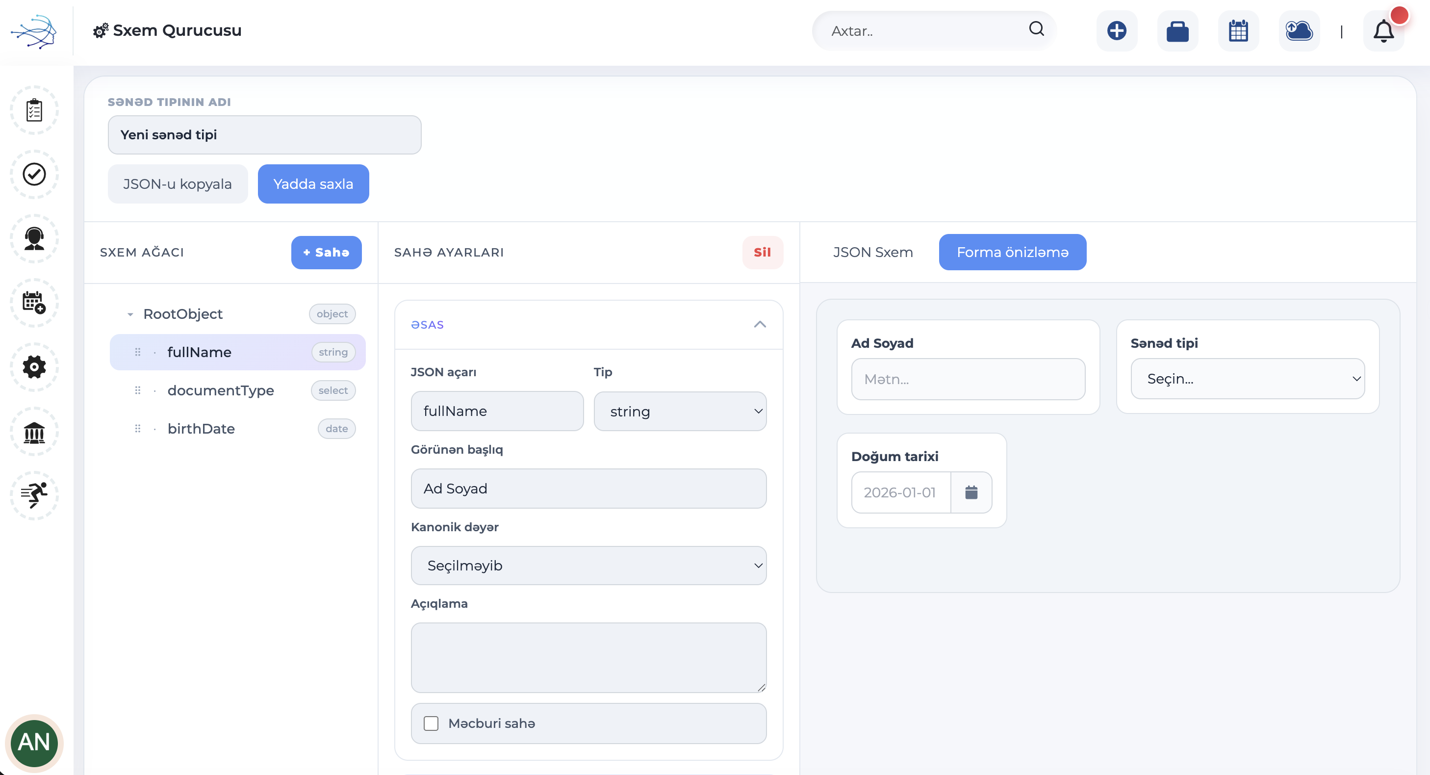 Schema Constructor