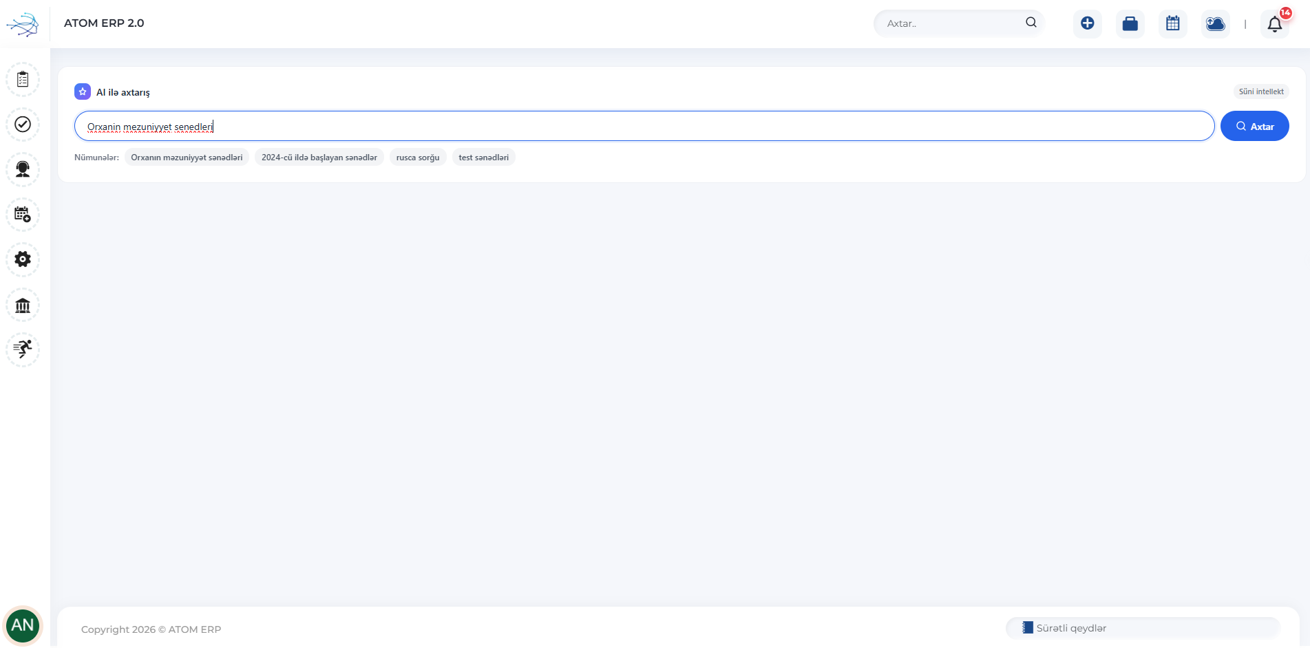 AI Search Input